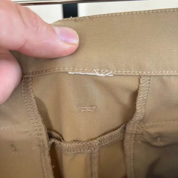 Fabletics Only Pant Tan Athleisure Performance Golf Chino Pants Mens 34x27.5 - Picture 5 of 5